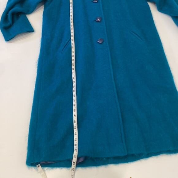 Don Elliot Vintage Women’s Oversized Coat Wool Blend Lined Button Down EUC Sz 2X - Picture 9 of 10